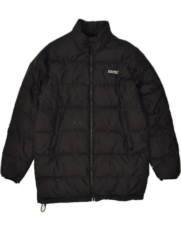 WOOLRICH Mens Padded Jacket UK 38 Medium Black