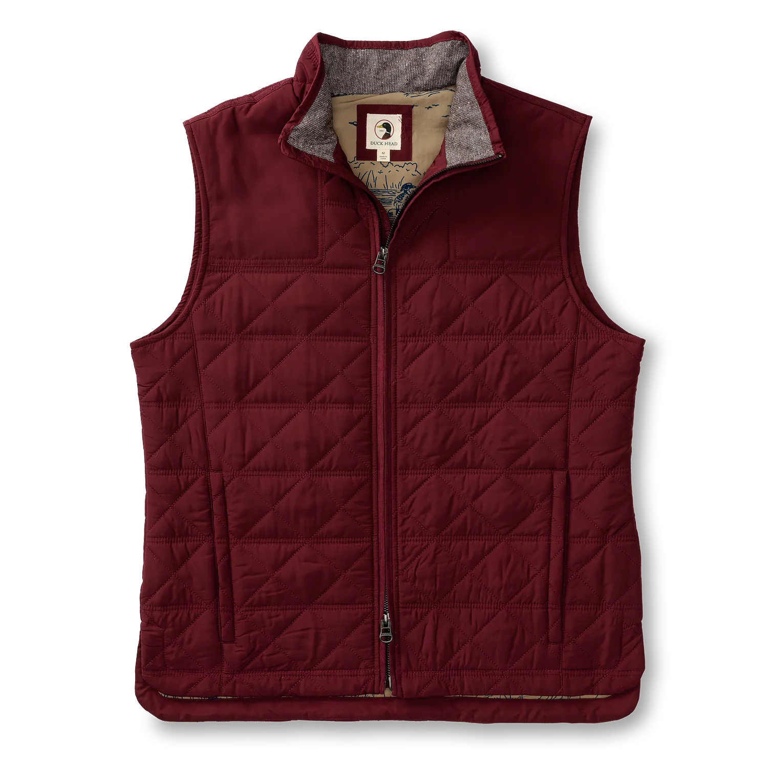 Fremont Performance Quilted Vest (Tawny Port)