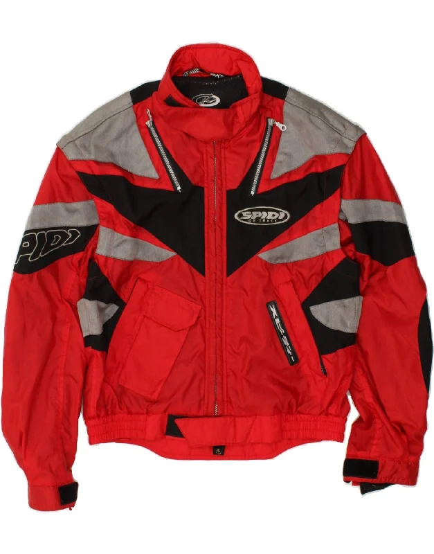 SPIDI Mens Racer Jacket UK 40 Large Red Polyamide