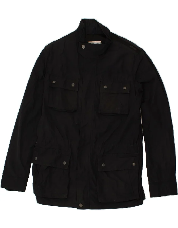 GEOX Mens Utility Jacket UK 42 XL Black