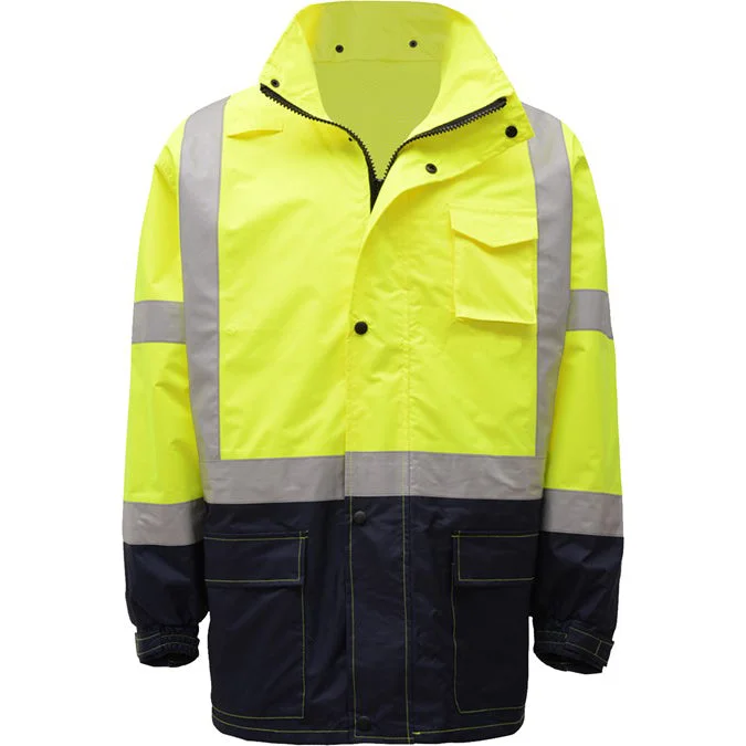 High Vis Class 3 Rain Jacket 6003