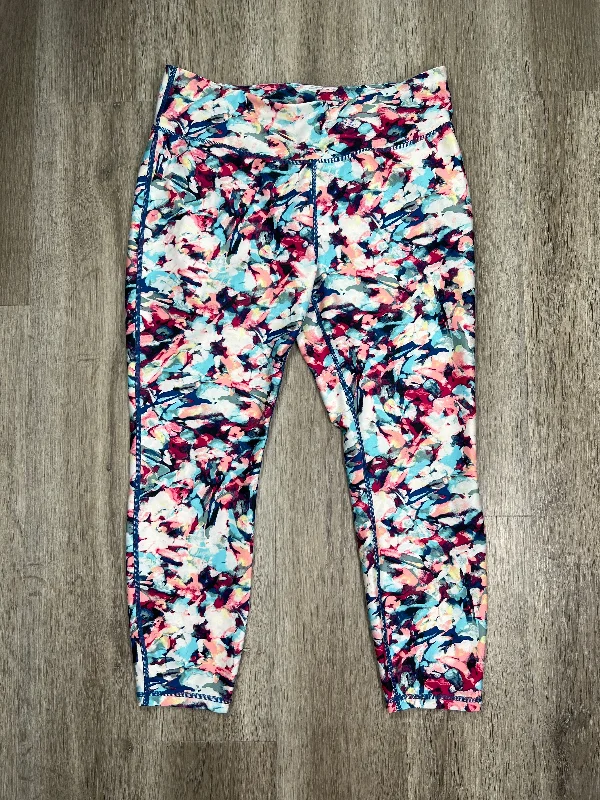 Multi-colored Athletic Leggings Avia, Size Xl