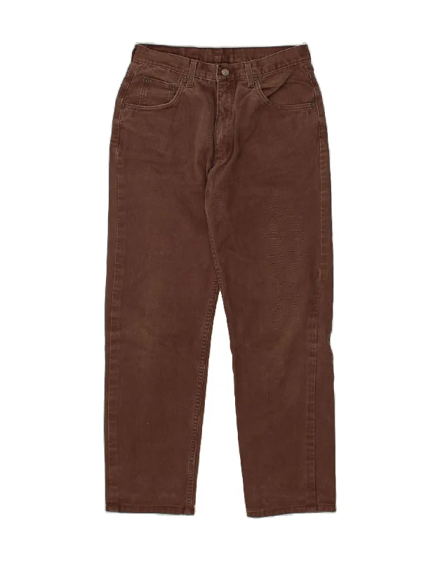 RIFLE Mens 9380 Straight Jeans W33 L29 Brown Cotton