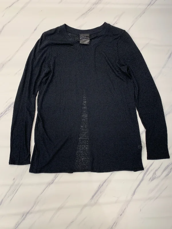 Athletic Top Long Sleeve Crewneck By Lululemon In Black