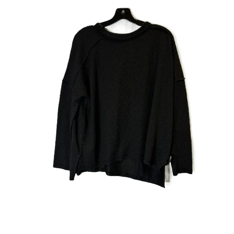 Top Long Sleeve By Zenana Outfitters In Black, Size: L