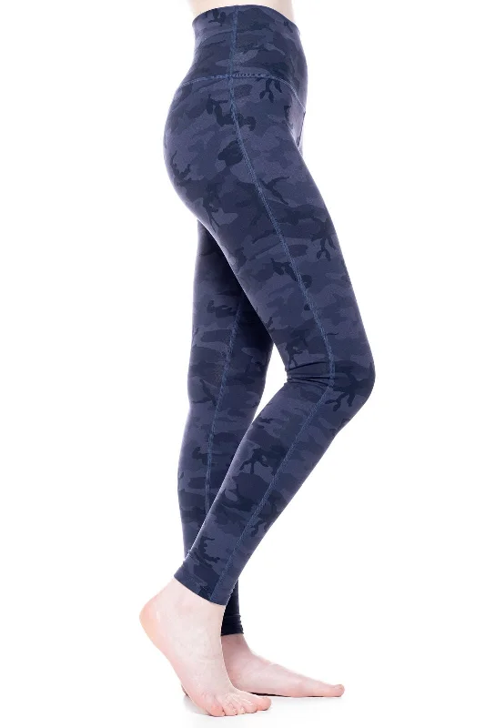 Dark Knight 2.0 High Rise Blue camouflage leggings