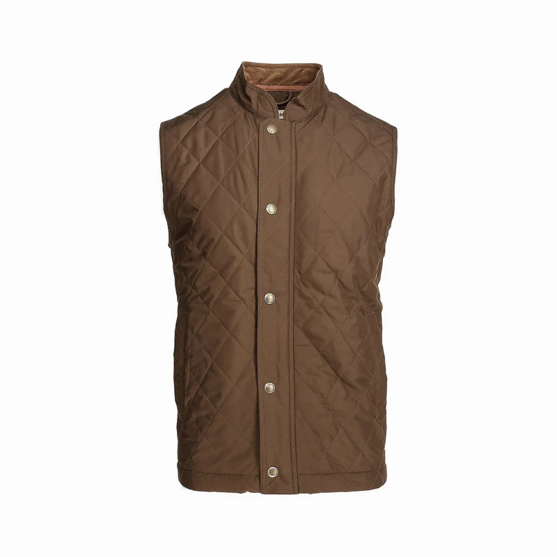 Loudoun Quilted Vest (Rye Brown)