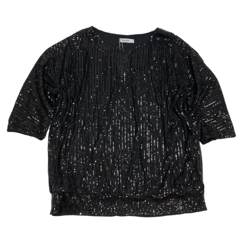 Top 3/4 Sleeve By Jasambac In Black, Size: 2x