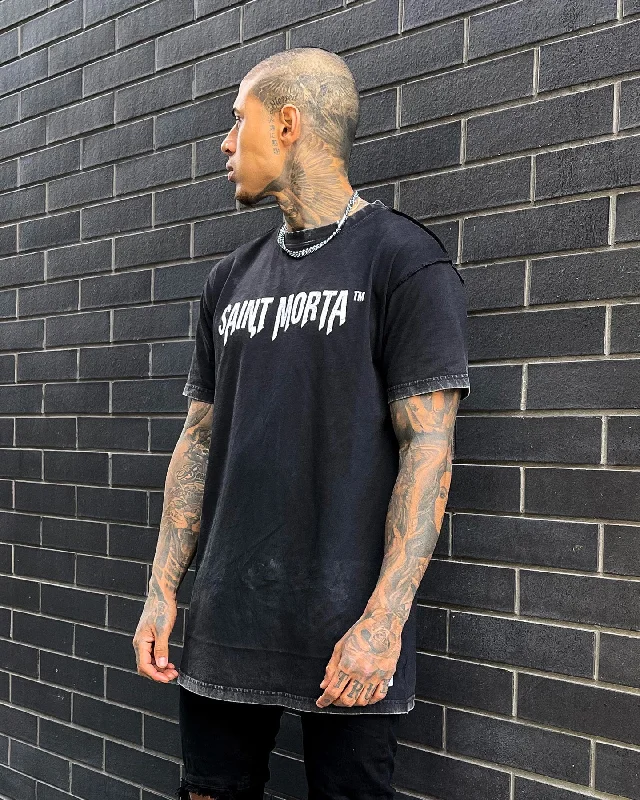 Saint Morta Canal Street Vintage T-Shirt Black/White