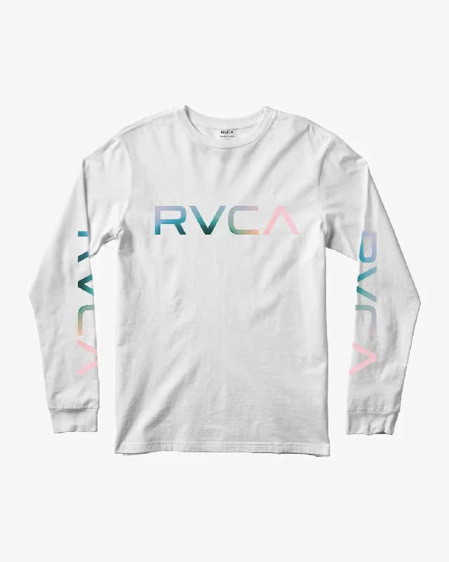 Big Fills Long Sleeve Tee - White