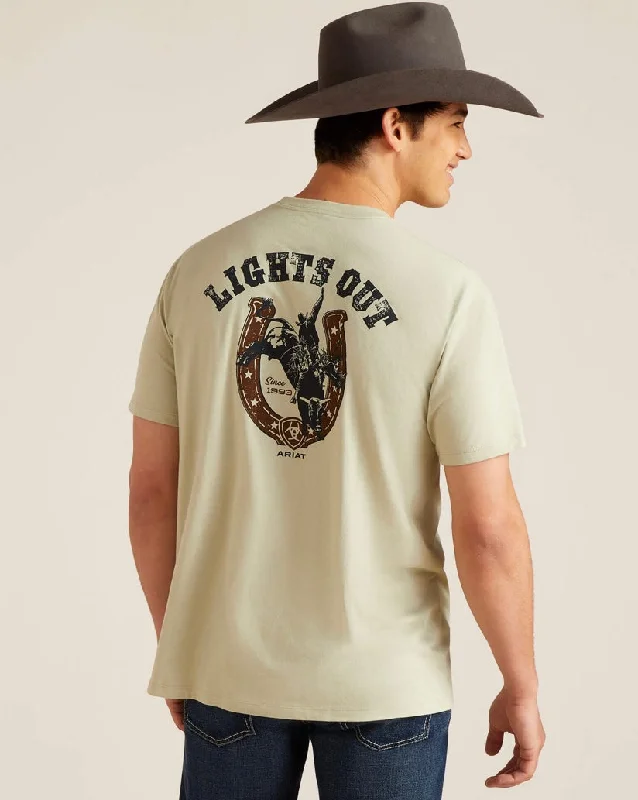 Ariat Lights Tee - Sage Heather