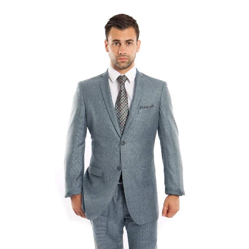 Men's Suit Set Casual 2 Piece Set Notch Lapel Formal Suit Set