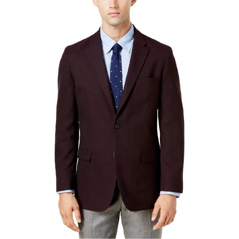 Tommy Hilfiger Mens Slim-Fit Sport Coat, Purple, 44 Long