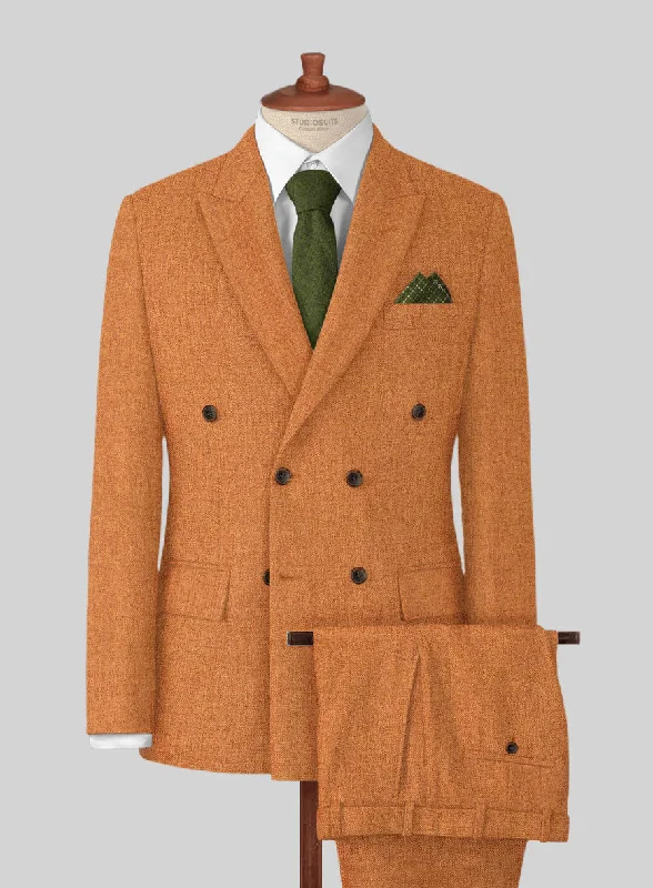 Naples Cocktail Orange Tweed Suit