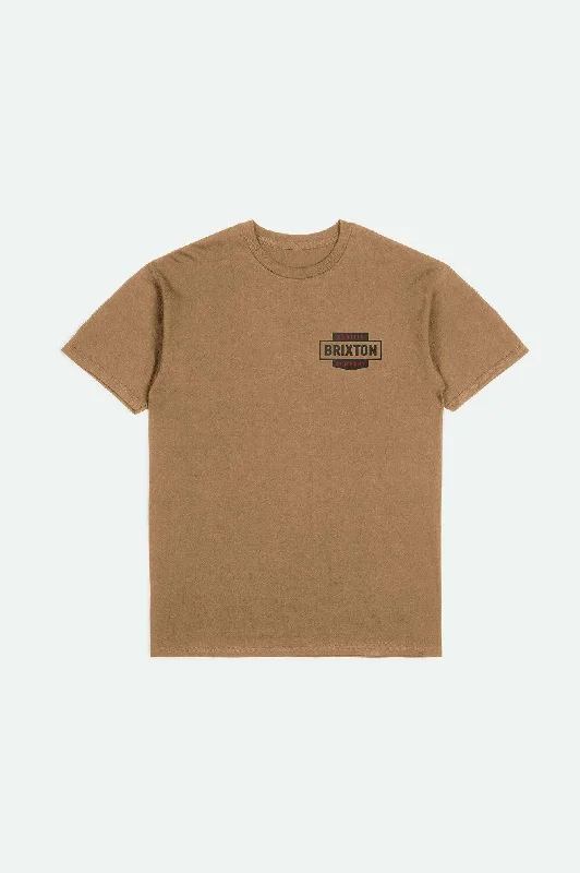 Osborn SS T-Shirt | Tobacco Brown Worn Wash