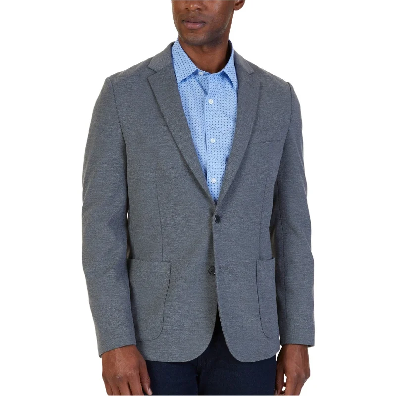 Nautica Mens Soft-Shoulder Two Button Blazer Jacket