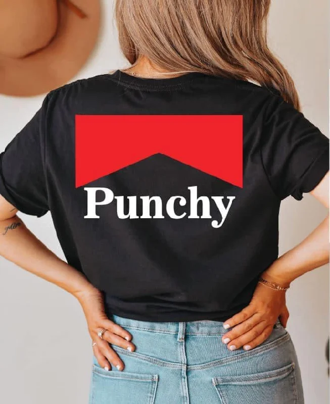 Punchy Black Tee