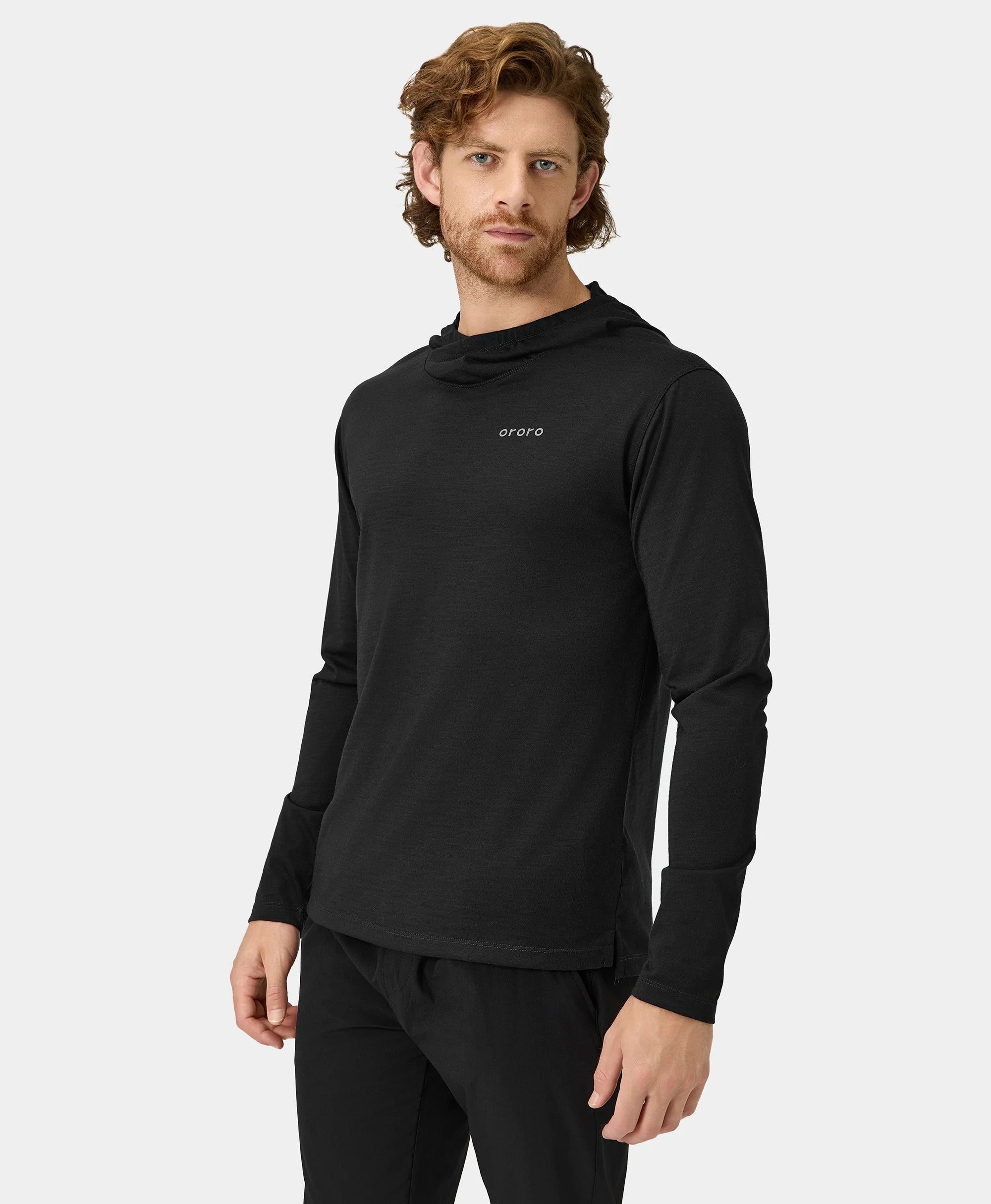 Aoraki Unisex Merino Wool Blend Baselayer - Black