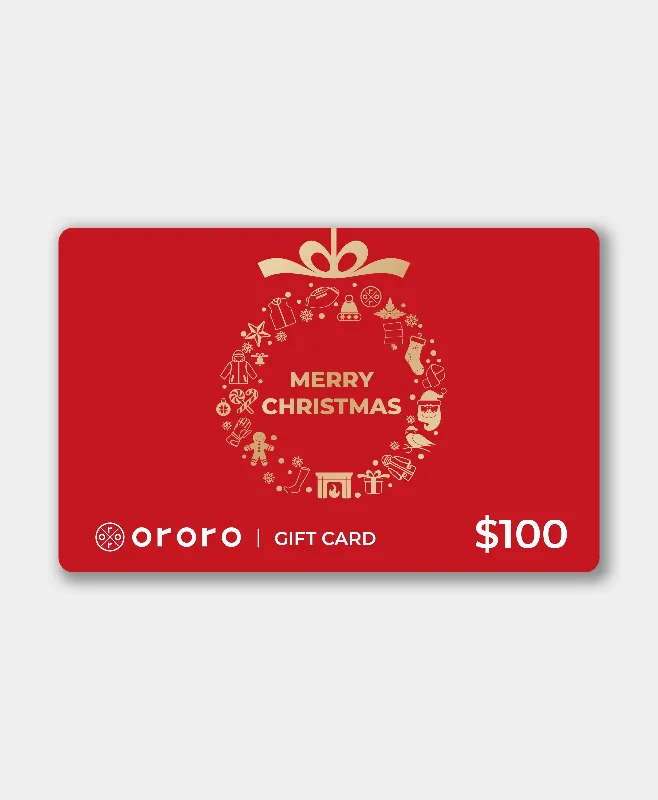 ororo Gift Card - $100/$200 (Physical Card)