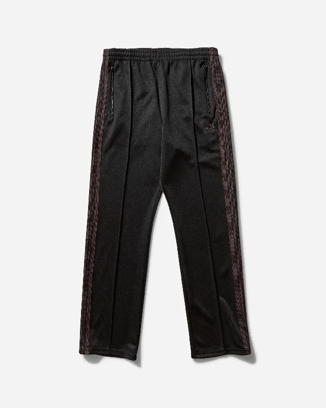 Men's Poly Smooth Narrow Track Pants Black