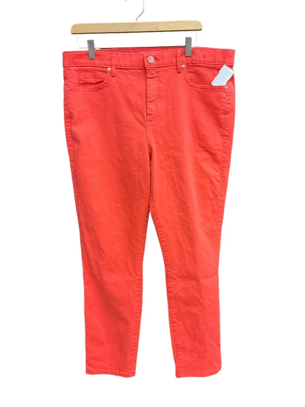 Pants Chinos & Khakis By Lilly Pulitzer In Coral, Size: 16