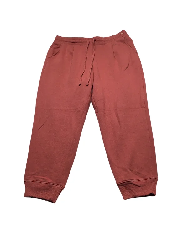 Pants Joggers By A New Day In Red, Size: L