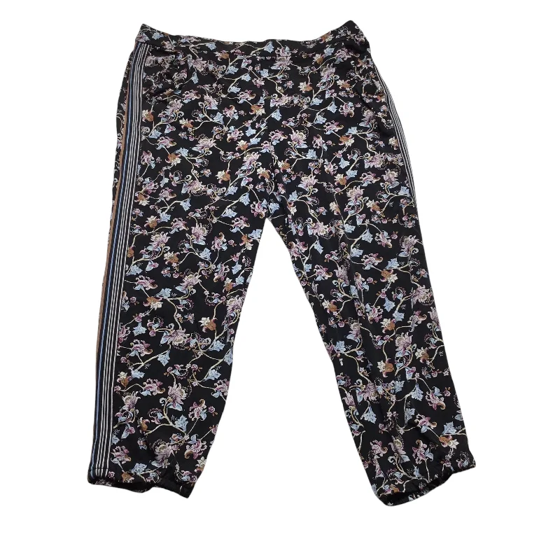 Pants Linen By White House Black Market In Floral Print, Size: L