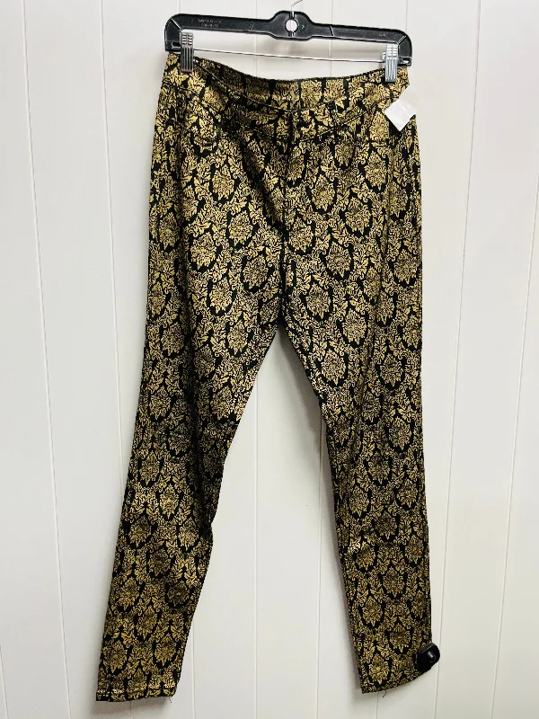 Pants Other By Bisou Bisou In Black & Gold, Size: 10