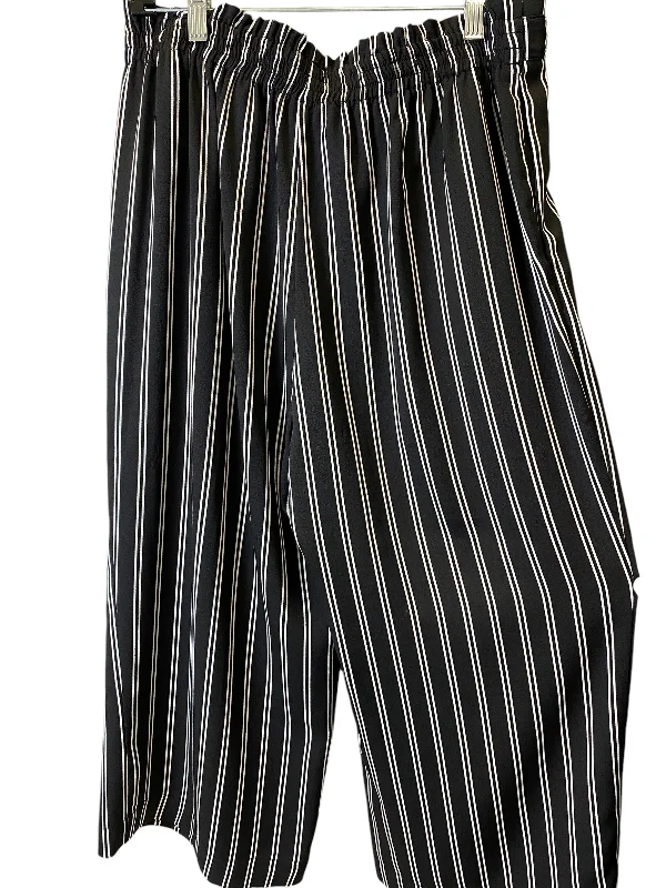 Pants Wide Leg By Dr2 In Striped Pattern, Size: 10