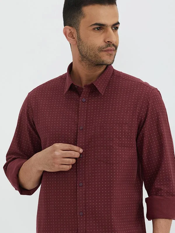 Men Printed Full Sleeve Cotton Shirt