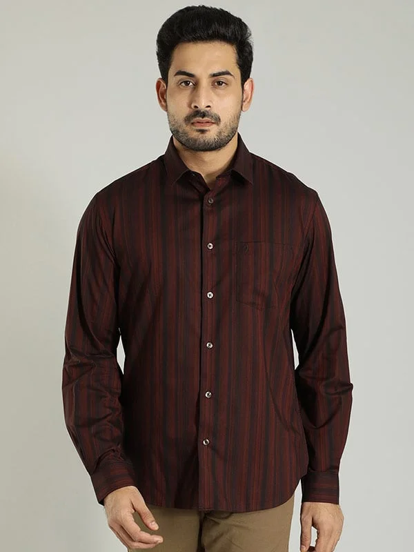 Men Striped Full Sleeve Cotton Shirt