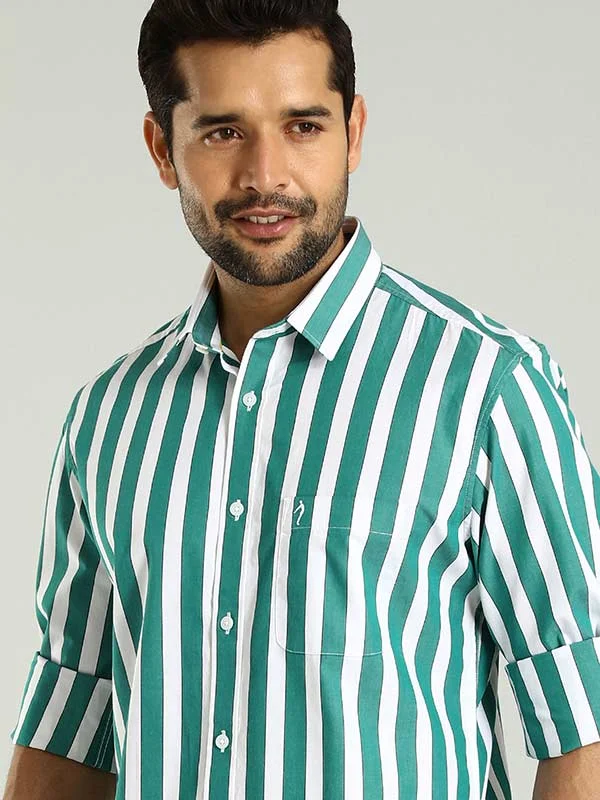 Men Striped Full Sleeve Cotton Shirt