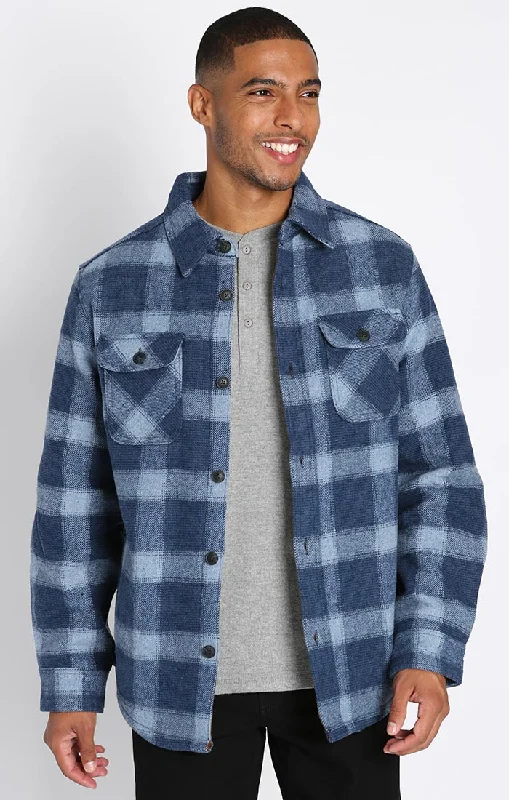 BLUE PLAID PRINT